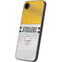 NFL Pittsburgh Steelers White Striped iPhone 16e Skin